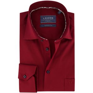 Rood Ledub overhemd modern fit