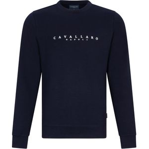 Cavallaro sweater Cavezzio donkerblauw Slim Fit