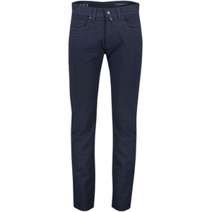 Pierre Cardin jeans Lyon donkerblauw geruit denim