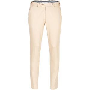 Beige effen katoen tourist broek van Hiltl