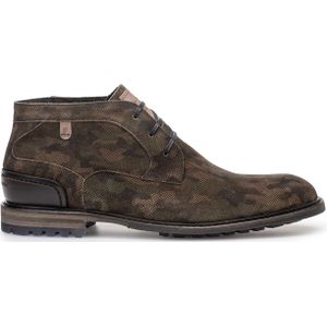 Schoenen Floris van Bommel groen camouflage print