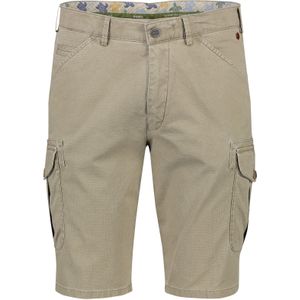 Meyer b-orlando korte broek effen beige katoen