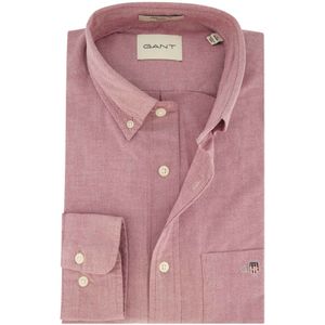 Gant regular fit casual overhemd roze