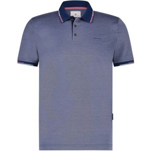 State of Art poloshirt 3-knoops blauw