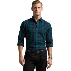 Polo Ralph Lauren - Custom Fit - Overhemd - Donkerblauw - 100% Katoen