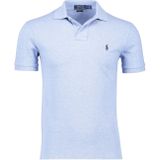 Ralph Lauren polo lichtblauw slim fit 2 knoops