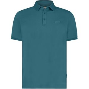 State of Art poloshirt petrol 3-knoop