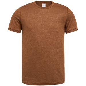 Cast Iron t-shirt bruin gemeleerd