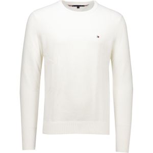 Tommy Hilfiger trui wit ronde hals normale fit