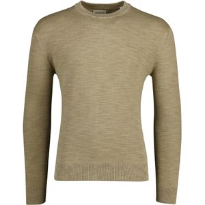Gant sunfaded crew neck bruin gemeleerd normale fit