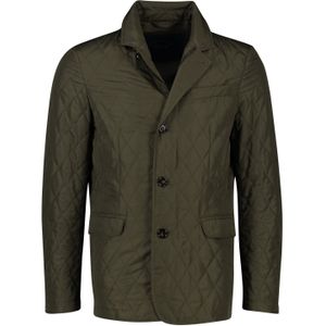 Paul&Shark - Geruit Jack - Olijfgroen - 100% Polyester