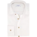 Eton business overhemd wijde fit wit effen 100% katoen