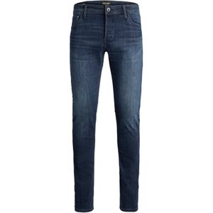 Jack & Jones pantalon Plus Size donkerblauw effen denim, katoen