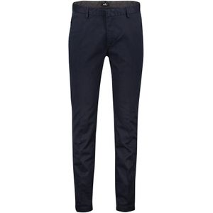 Vanguard Pantalon chino donkerblauw effen slim fit