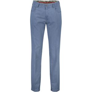 Meyer chino katoen blauw Dubai normale fit