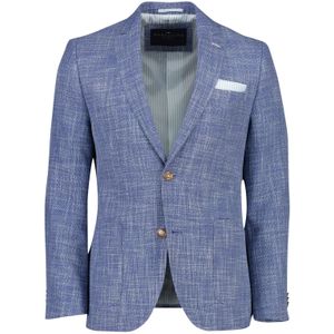 Portofino colbert blauw gemêleerd normale fit