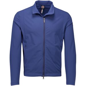 Colmar zomerjas blauw effen normale fit polyester