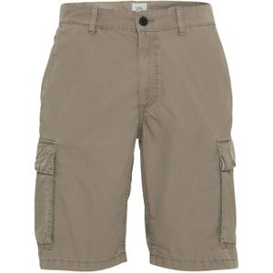 Camel Active cargo korte broek bruin effen katoen