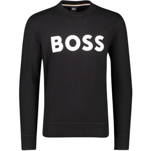 Hugo Boss sweater Stadler ronde hals zwart