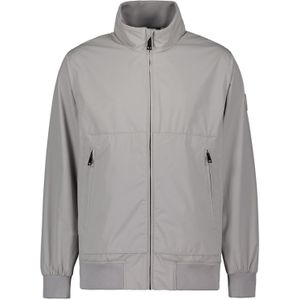 Airforce - Zomerjas - Grijs - Polyester - Opstaande Kraag - Ritszakken