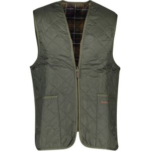 Barbour bodywarmer Olive quilt groen inritsbaar