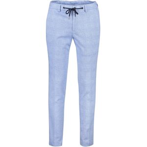 Born With Appetite pantalon mix en match lichtblauw geruit normale fit