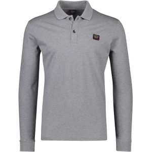 Paul & Shark polo lange mouw grijs