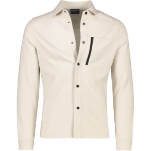 Cavallaro overshirt beige katoen Zereno borstzak