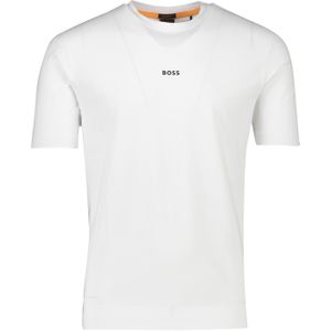 Boss t-shirt wit stretch Tcup relaxed fit ronde hals korte mouw