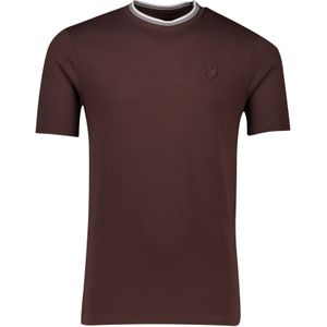 Lyle&Scott superfine tipped t-shirt bruin katoen