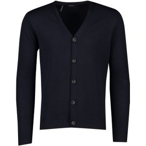 Maerz - Vest - Donkerblauw - Effen - Wol