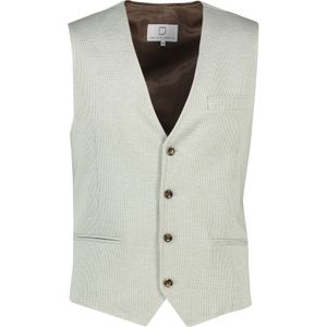 Born With Appetite groen gilet geprint normale fit