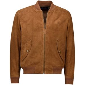 Polo Ralph Lauren tussenjas suede Agnello Camoscio lamb bomber