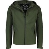 Superdry tussenjas olijfgroen effen rits slim fit