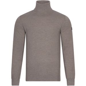 Cavallaro Merino wollen coltrui bruin slim fit