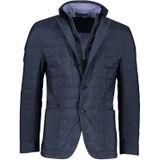 Corneliani tussenjas navy gewatteerd afneembare kraag