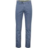 Meyer katoenen broek Tokyo blauw effen slim fit