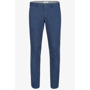 Hiltl katoenen broek blauw effen katoen Thiago