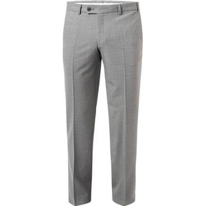 Hiltl wollen pantalon Piacenza lichtgrijs effen stretch, wol normale fit