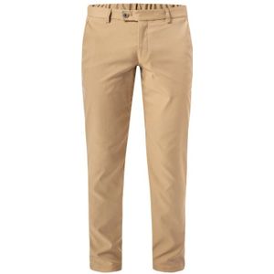 Hiltl katoenen broek Trento beige effen elastische band