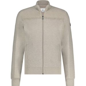 State of Art vest beige rits gemêleerd