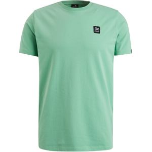 Vanguard t-shirt katoen effen groen normale fit