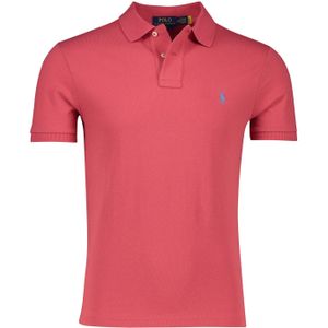 Polo Ralph Lauren polo slim fit rood katoen 2-knoops