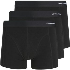 Jack&Jones boxershort zwart effen 3-pack