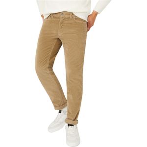 Brax broek 5-pocket corduroy beige katoen