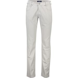 Gardeur 5-pocket broek katoen grijs effen