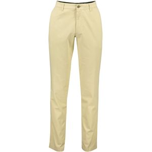 M.E.N.S. pantalon creme effen katoen normale fit