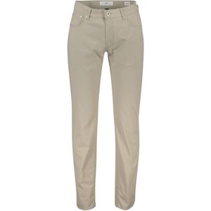 Brax pantalon Chuck Modern Fit beige effen katoen