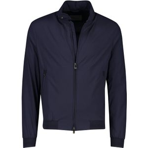 Corneliani zomerjas navy polyester waterafstotend