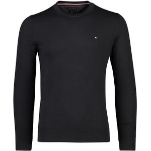 Tommy Hilfiger pullover ronde hals zwart